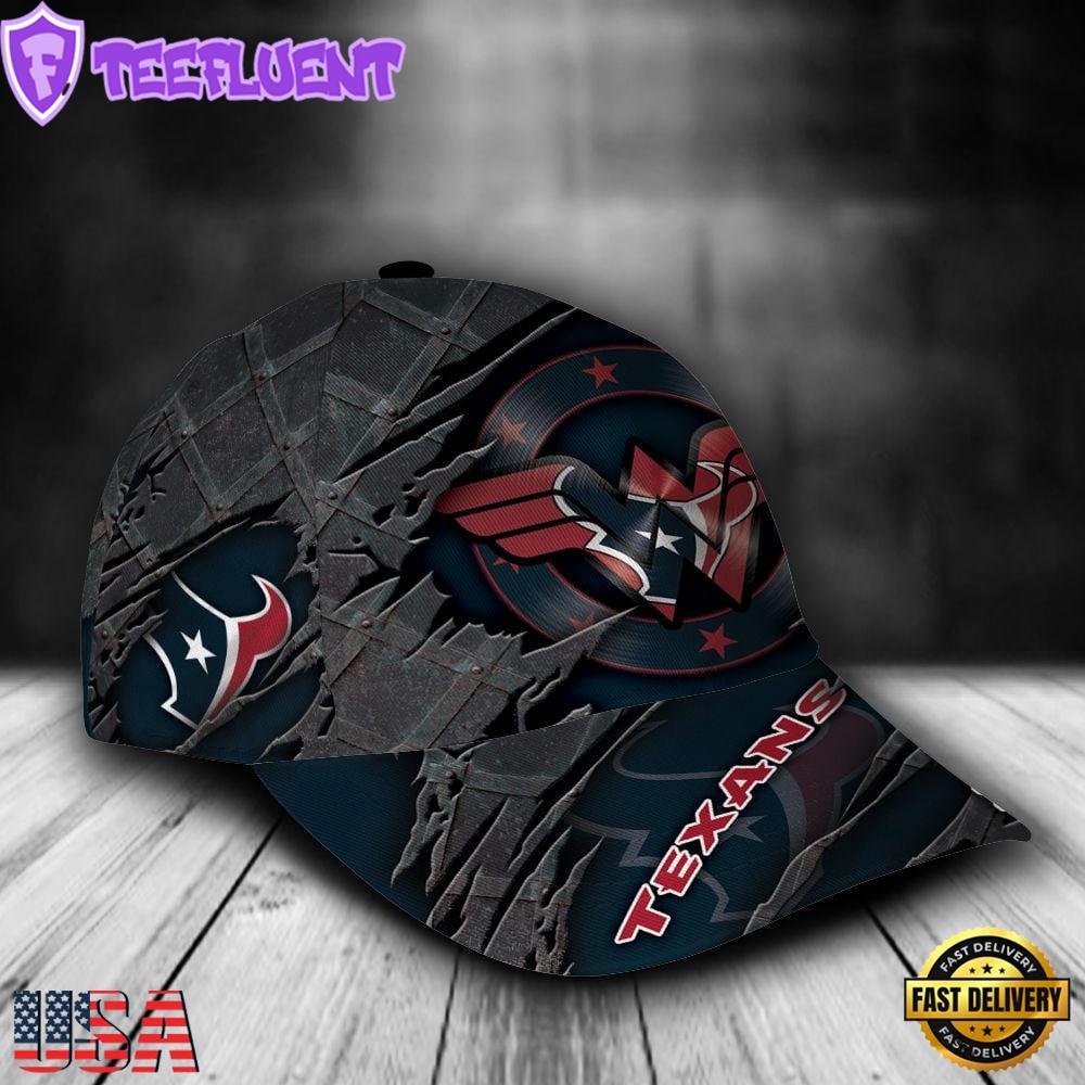 Custom Name NFL Houston Texans Wonder Woman All Over Print 3D Classic Cap
