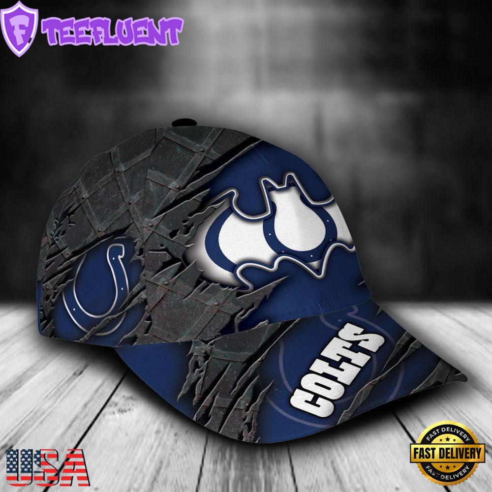 Custom Name NFL Indianapolis Colts Batman All Over Print 3D Classic Cap
