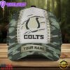Custom Name NFL Indianapolis Colts Camo Hunting Classic Cap For Fans