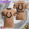 Custom Name NFL Indianapolis Colts Team Football 3D T-Shirt