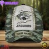Custom Name NFL Jacksonville Jaguars Camo Hunting Classic Cap For Fans