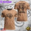 Custom Name NFL Jacksonville Jaguars Team Football 3D T-Shirt