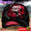 Custom Name NFL Kansas City Chiefs Skull Halloween Baseball Cap