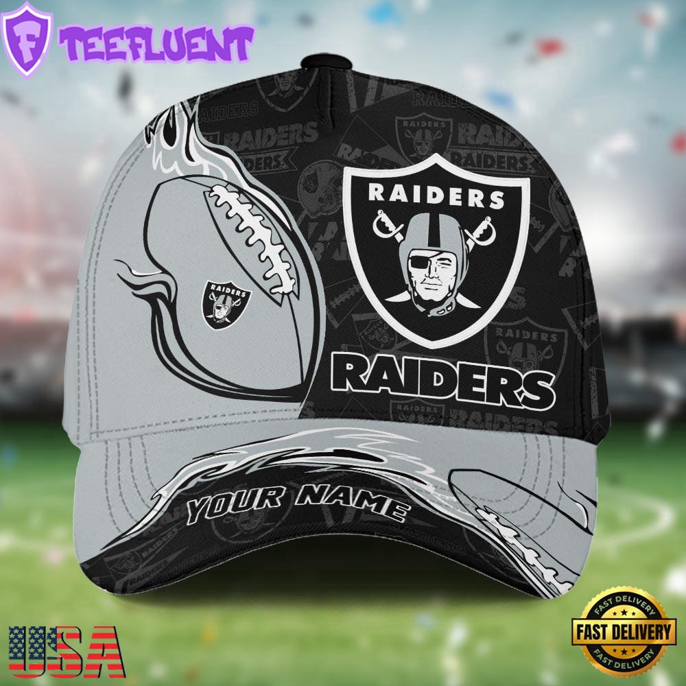 Custom Name NFL Las Vegas Raiders Classic Cap For Fans