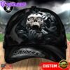 Custom Name NFL Las Vegas Raiders Skull Halloween Baseball Cap