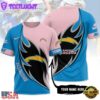 Custom Name NFL Los Angeles Chargers All Over Print T-Shirt For Fans