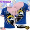 Custom Name NFL Los Angeles Rams All Over Print T-Shirt For Fans