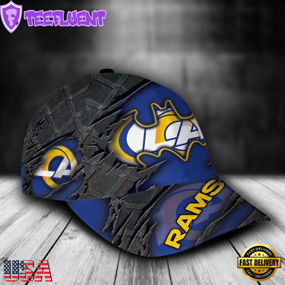 Custom Name NFL Los Angeles Rams Batman All Over Print 3D Classic Cap