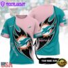 Custom Name NFL Miami Dolphins All Over Print T-Shirt For Fans