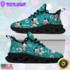 Custom Name NFL Miami Dolphins Mickey Mouse Max Soul Shoes