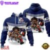 Custom Name NFL New England Patriots Mascot All Over Print Hoodie Shirt