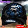 Custom Name NFL New England Patriots Skull Halloween Baseball Cap