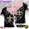 Custom Name NFL New Orleans Saints All Over Print T-Shirt For Fans