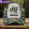 Custom Name NFL New York Giants Camo Hunting Classic Cap For Fans