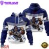 Custom Name NFL New York Giants Mascot All Over Print Hoodie Shirt