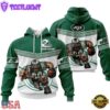 Custom Name NFL New York Jets Mascot All Over Print Hoodie Shirt