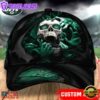 Custom Name NFL New York Jets Skull Halloween Baseball Cap