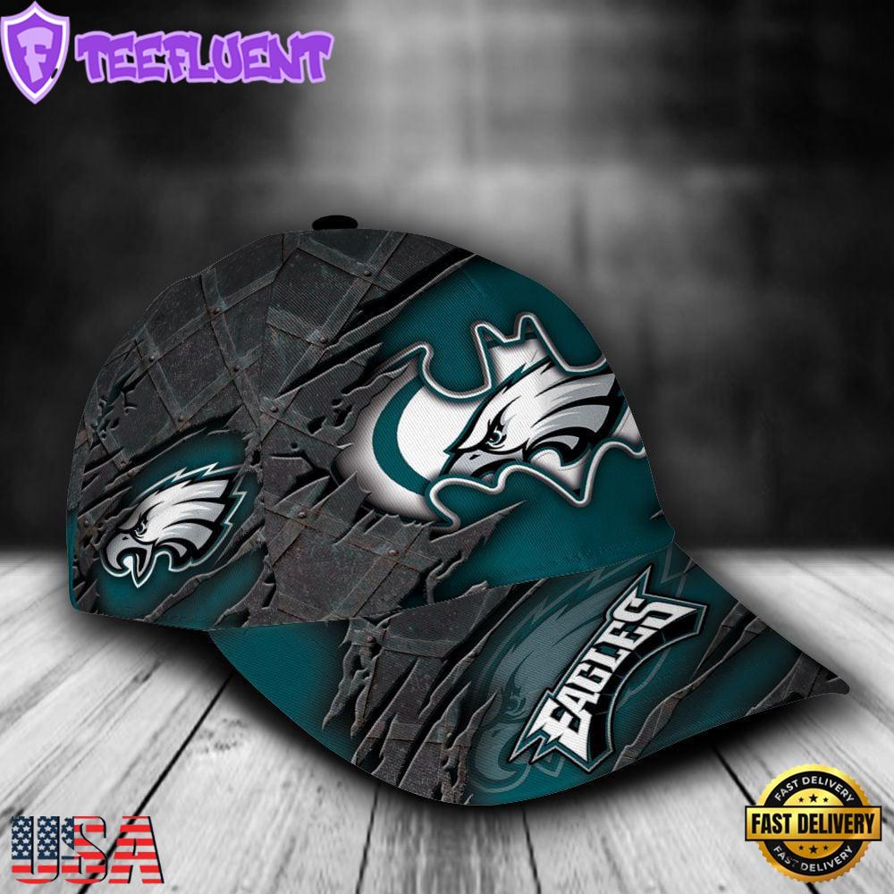 Custom Name NFL Philadelphia Eagles Batman All Over Print 3D Classic Cap