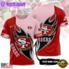 Custom Name NFL San Francisco 49ers All Over Print T-Shirt For Fans