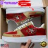 Custom Name NFL San Francisco 49ers Custom Air Force 1 Shoes For Fans