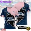 Custom Name NFL Seattle Seahawks All Over Print T-Shirt For Fans