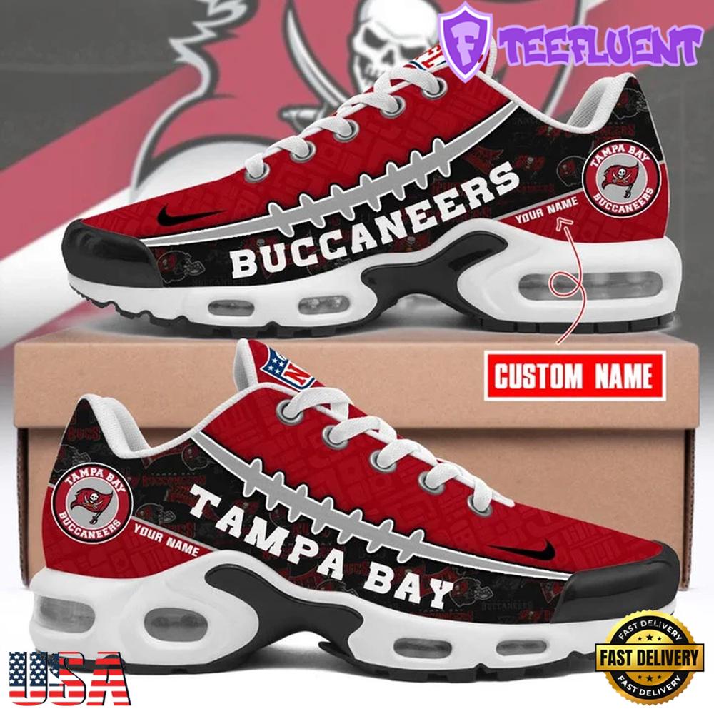 Custom Name NFL Tampa Bay Buccaneers Air Max Plus Shoes
