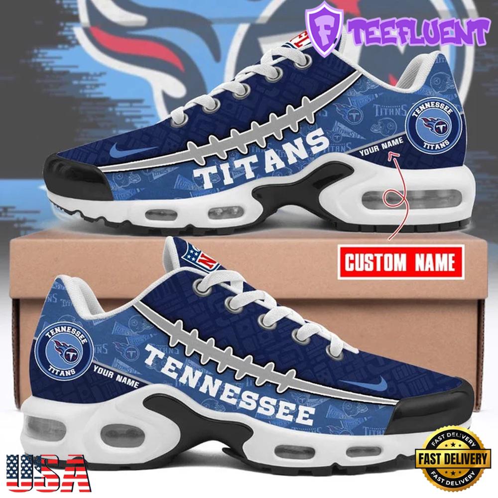 Custom Name NFL Tennessee Titans Air Max Plus Shoes