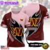 Custom Name NFL Washington Commanders All Over Print T-Shirt For Fans