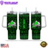 Custom Name NHL Colorado Avalanche Happy St. Patrick’s Day Stainless Steel Tumbler 40Oz With Handle