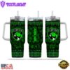 Custom Name NHL Florida Panthers Happy St. Patrick’s Day Stainless Steel Tumbler 40Oz With Handle
