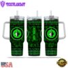 Custom Name NHL Winnipeg Jets Happy St. Patrick’s Day Stainless Steel Tumbler 40Oz With Handle