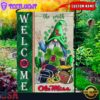 Custom Name Ole Miss Rebels Happy St. Patrick's Day Shamrock House And Garden Flag