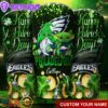 Custom Name Philadelphia Eagles NFL Shamrock Happy Patrick Day Tumbler