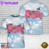 Custom Name Polish Land Forces Grupa Akrobacyjna Skorpion (Scorpion Aerobatic team) aerobatic demonstration team T-Shirt 3D