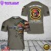 Custom Name Puerto Rico Air National Guard 198th Airlift Squadron WC-130H Hercules Flag T-Shirt 3D