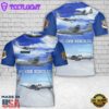 Custom Name Puerto Rico Air National Guard 198th Airlift Squadron WC-130H Hercules T-Shirt 3D 2