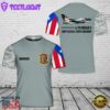 Custom Name Puerto Rico Air National Guard A-7D Corsair II 198th Tactical Fighter Squadron T-Shirt 3D