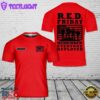 Custom Name RED Friday US Military T-Shirt 3D