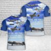 Custom Name Royal Air Force Battle of Britain Memorial Flight T-Shirt 3D