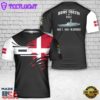 Custom Name Royal Danish Navy HDMS Thetis (F357) T-Shirt 3D
