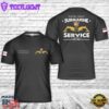 Custom Name Royal Navy Submarine Service 3D T-shirt