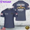 Custom Name Royal Navy Submarine Service T-Shirt 3D 1