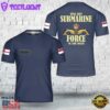 Custom Name Royal Navy Submarine Service T-Shirt 3D