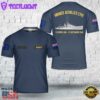 Custom Name Royal New Zealand Navy HMNZS Achilles (70) Leander-class light cruiser In WWII T-Shirt 3D