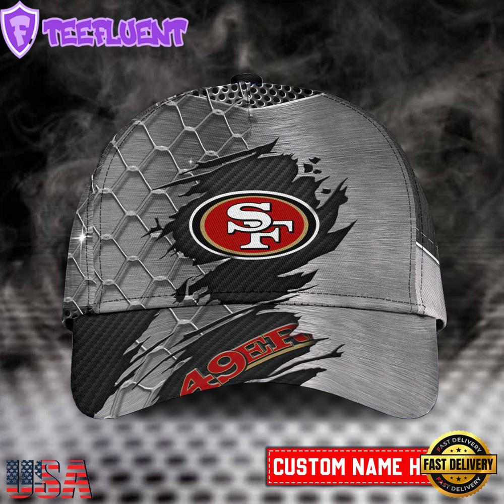 Custom Name San Francisco 49ers NFL Classic Baseball Cap
