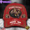 Custom Name San Francisco 49ers NFL Mascot Damn Right Football Team Baseball Cap