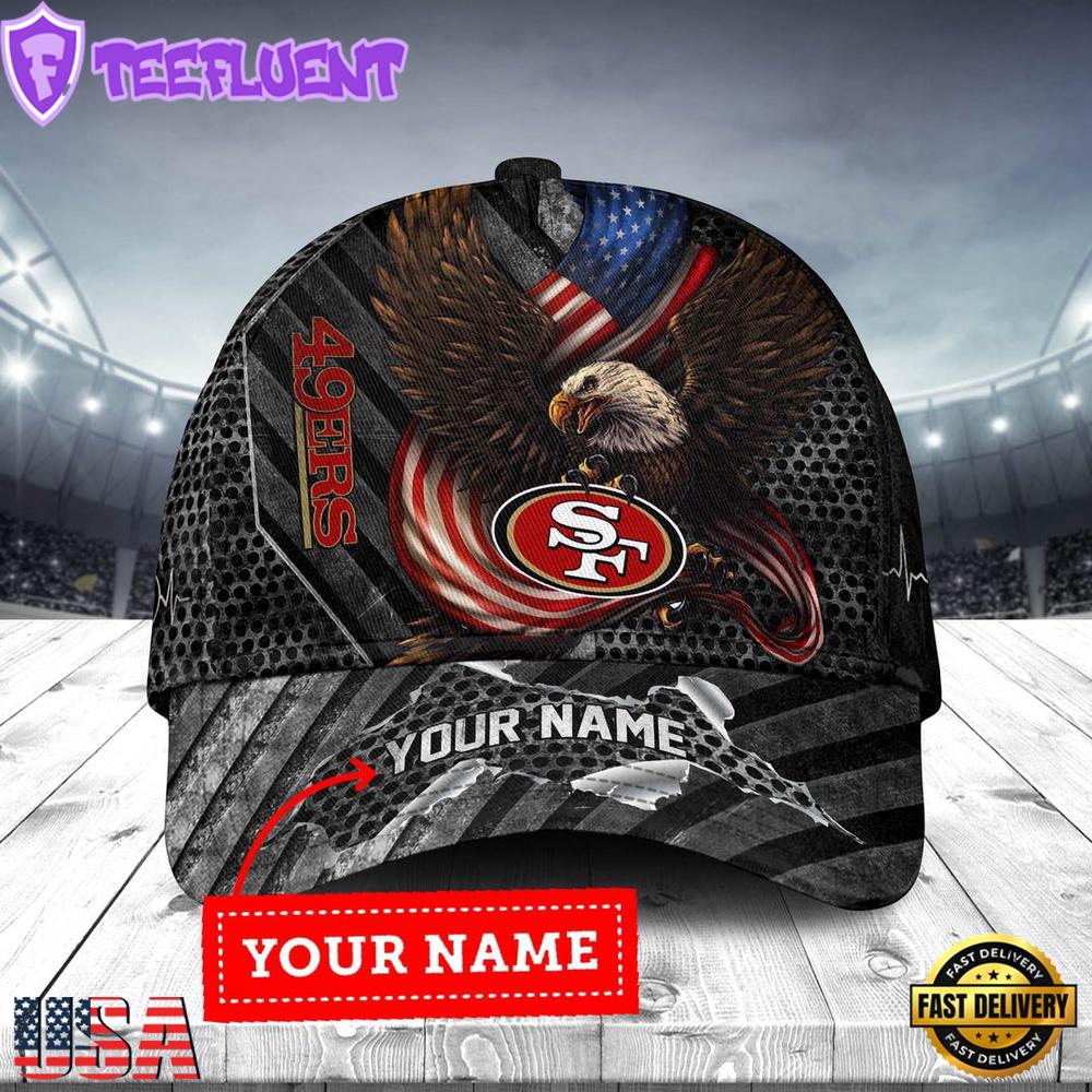 Custom Name San Francisco 49ers NFL Team Sport Classic Baseball Cap