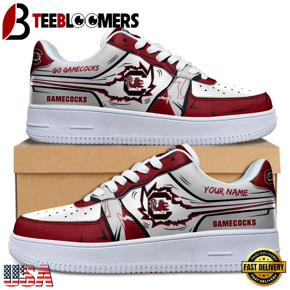 Custom Name South Carolina Gamecocks Air Force 1 Shoes