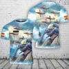 Custom Name Spanish Air and Space Force Patrulla ?guila Eagle Patrol aerobatic demonstration team T-Shirt 3D