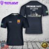 Custom Name Swedish Navy HMS Trosso (A264) 3D T-shirt